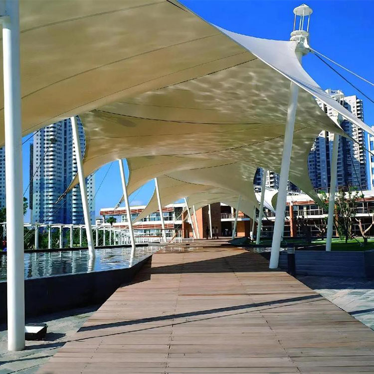 于田县膜结构景观棚