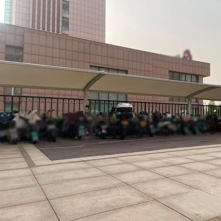 于田县膜结构电动车棚